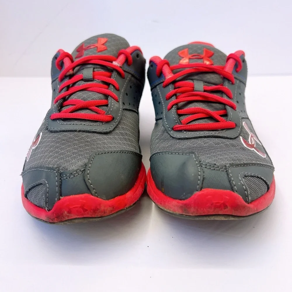 Under Armour Women's Size 8 - Youth 6.5 Gray Pink Walking Running Shoes Sneakers - Picture 2 of 8
